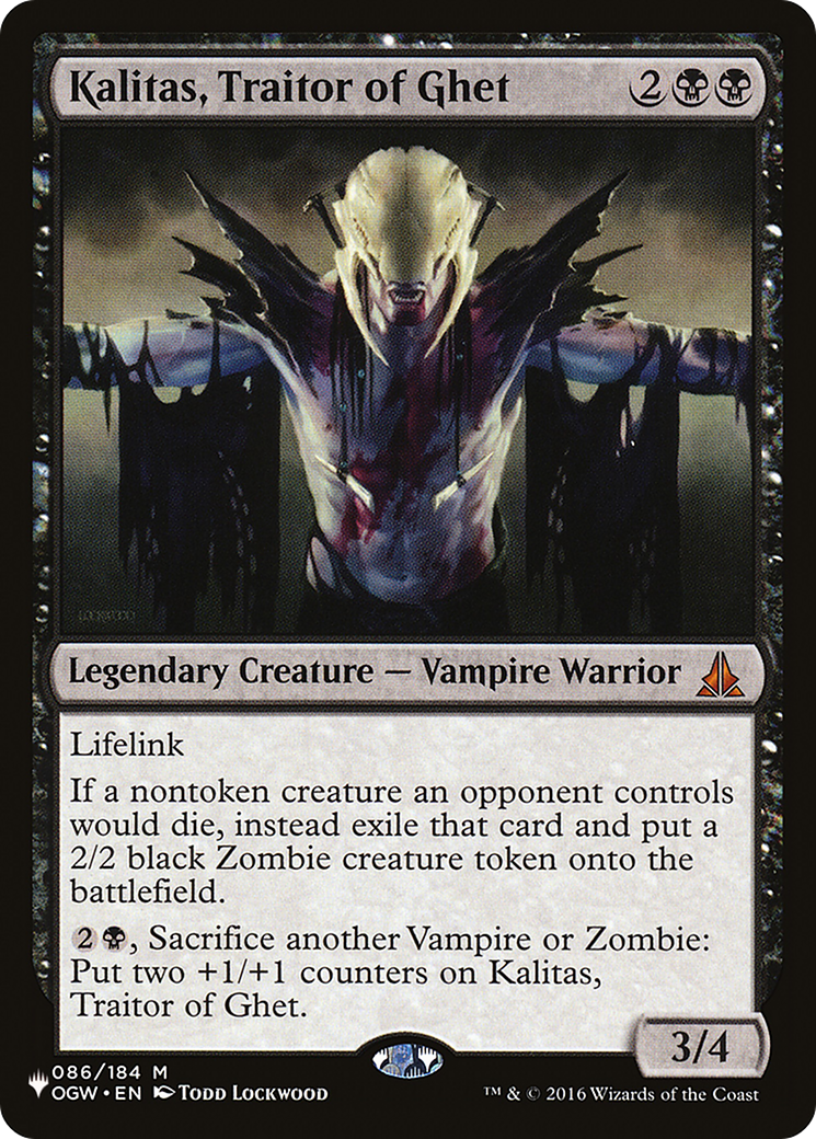 Kalitas, Traitor of Ghet [The List] | Game Master's Emporium (The New GME)