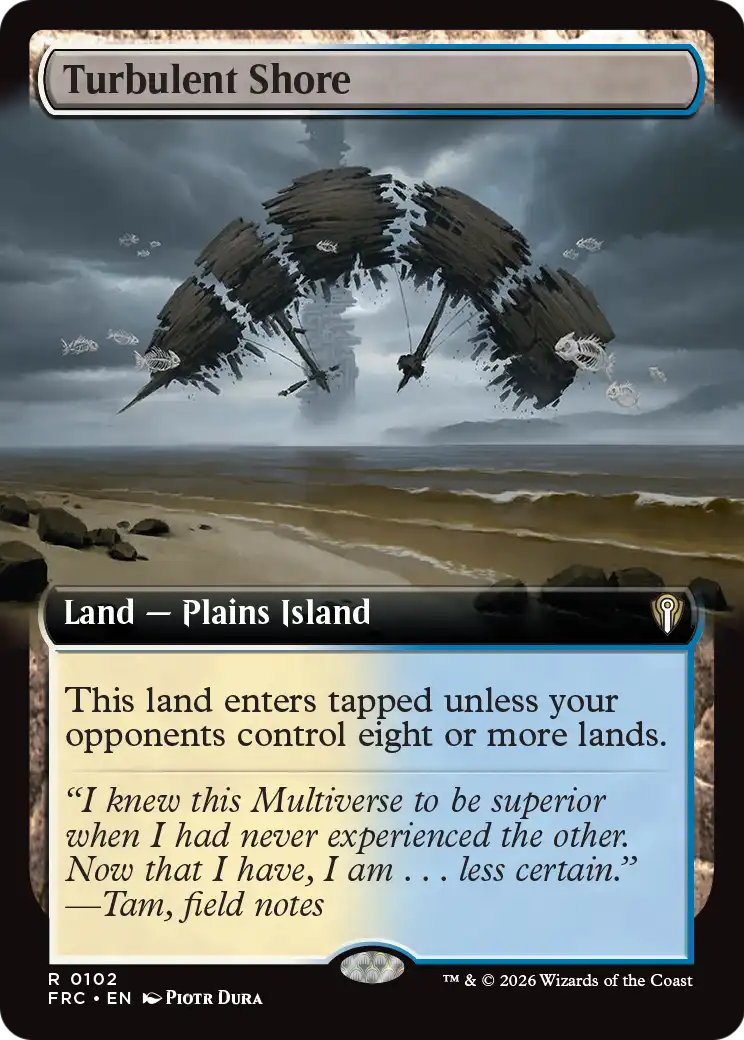 Turbulent Shore (Extended Art) [Reality Fracture Commander] | Game Master's Emporium (The New GME)
