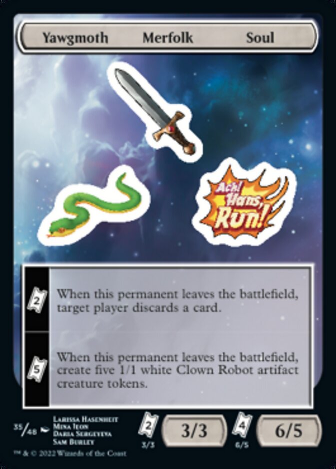 Yawgmoth Merfolk Soul [Unfinity Stickers] | Game Master's Emporium (The New GME)
