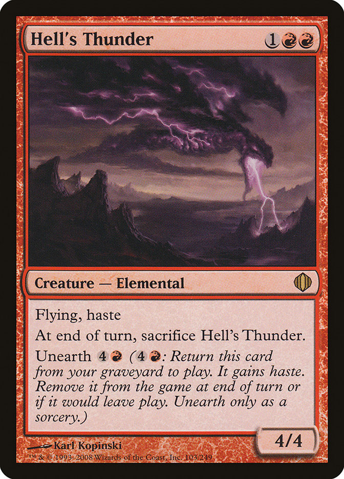 Hell's Thunder [Shards of Alara] | Game Master's Emporium (The New GME)