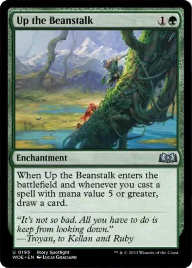 Up the Beanstalk [Wilds of Eldraine] | Game Master's Emporium (The New GME)