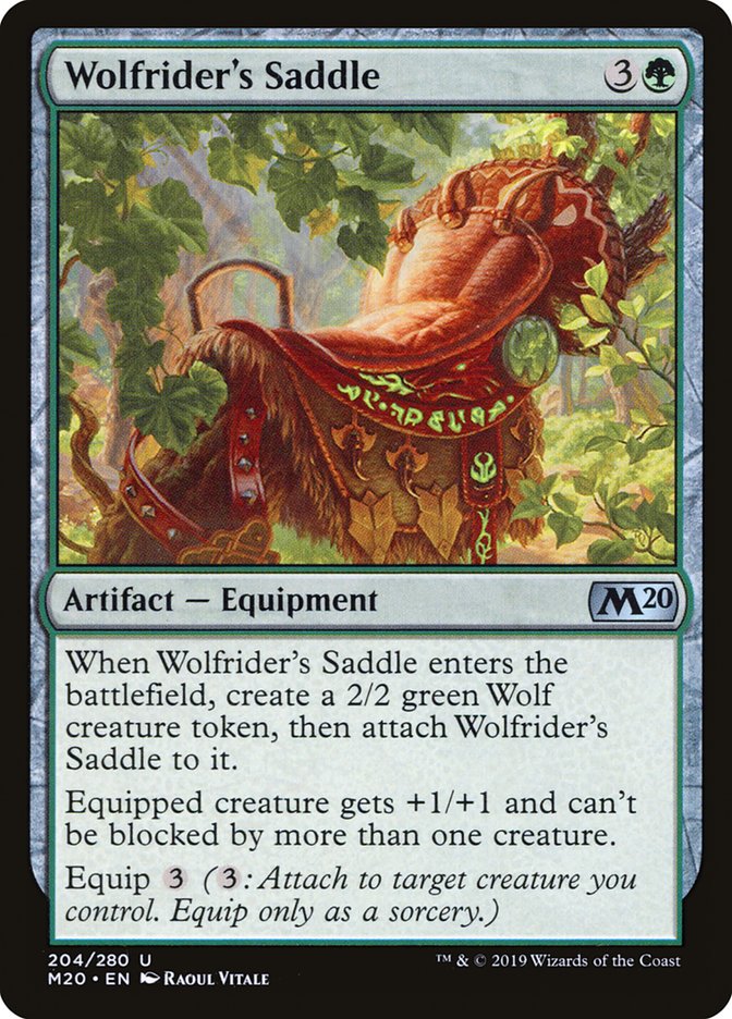 Wolfrider's Saddle [Core Set 2020] | Game Master's Emporium (The New GME)
