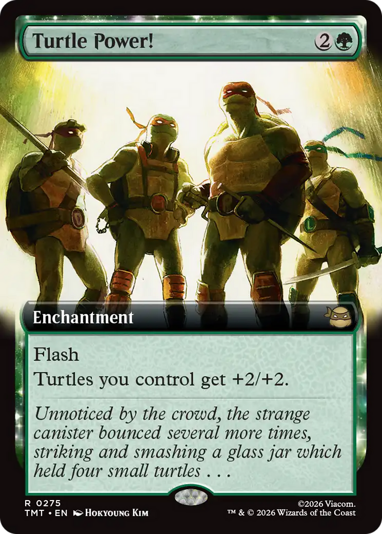 Turtle Power! (Extended Art) [Teenage Mutant Ninja Turtles] | Game Master's Emporium (The New GME)