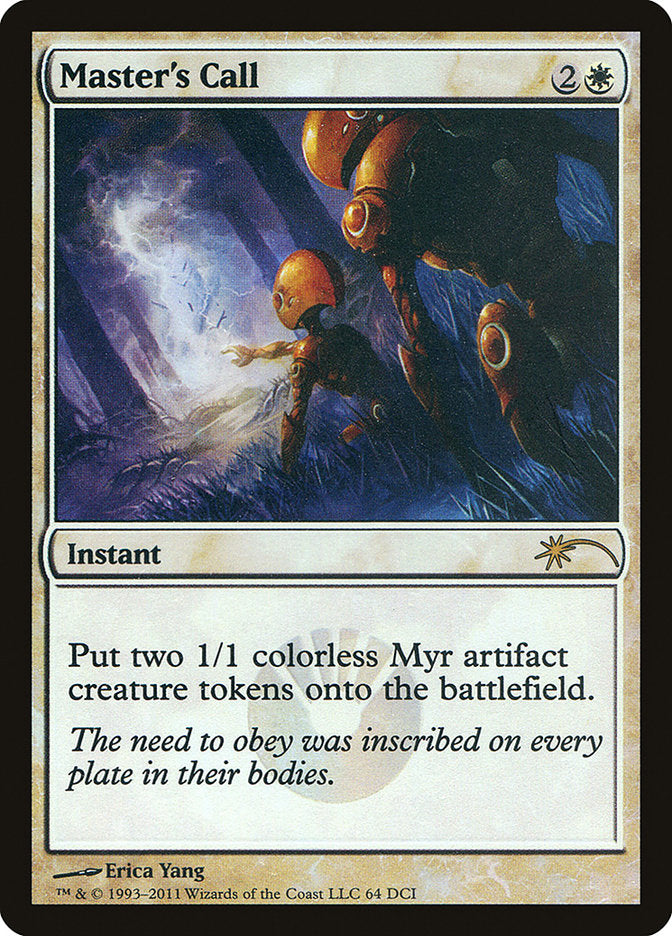 Master's Call [Wizards Play Network 2011] | Game Master's Emporium (The New GME)