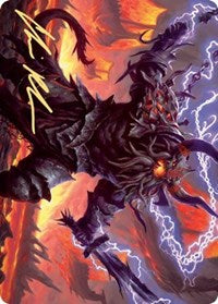 Kardur, Doomscourge Art Card (Gold-Stamped Signature) [Kaldheim Art Series] | Game Master's Emporium (The New GME)