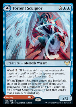 Torrent Sculptor // Flamethrower Sonata [Strixhaven: School of Mages] | Game Master's Emporium (The New GME)