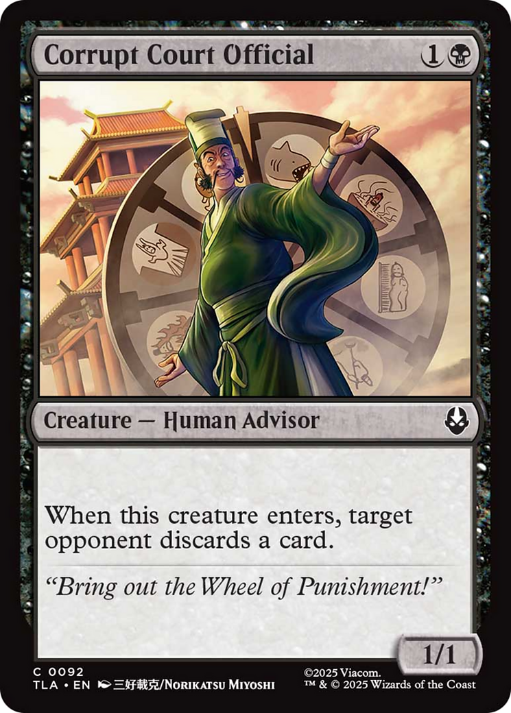 Corrupt Court Official [Avatar: The Last Airbender] | Game Master's Emporium (The New GME)