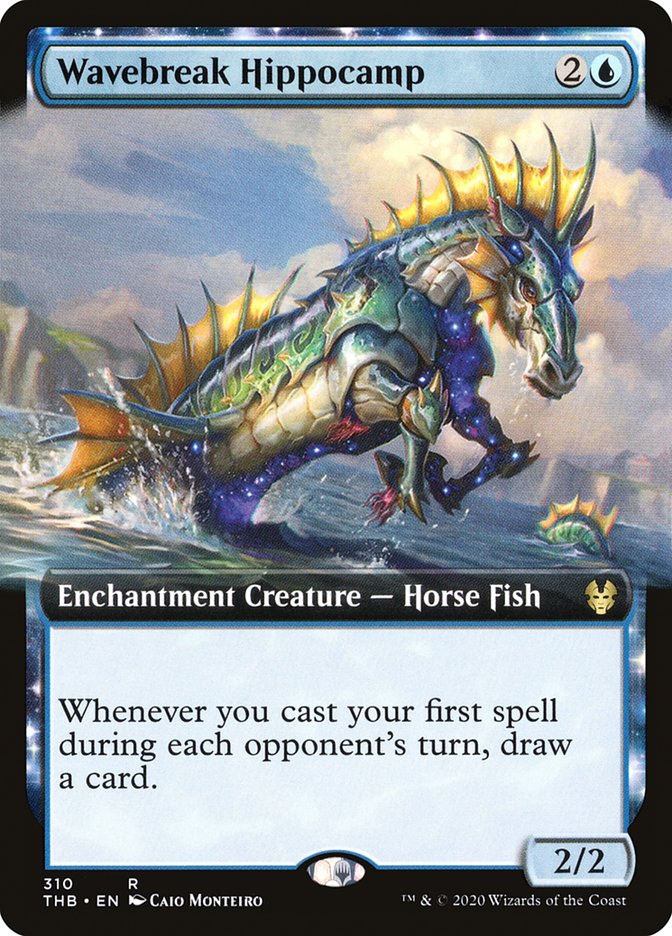 Wavebreak Hippocamp (Extended Art) [Theros Beyond Death] | Game Master's Emporium (The New GME)