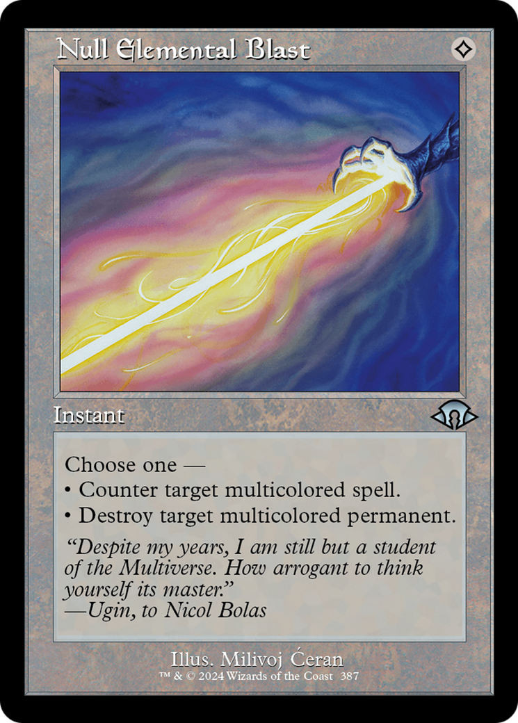 Null Elemental Blast (Retro) [Modern Horizons 3] | Game Master's Emporium (The New GME)