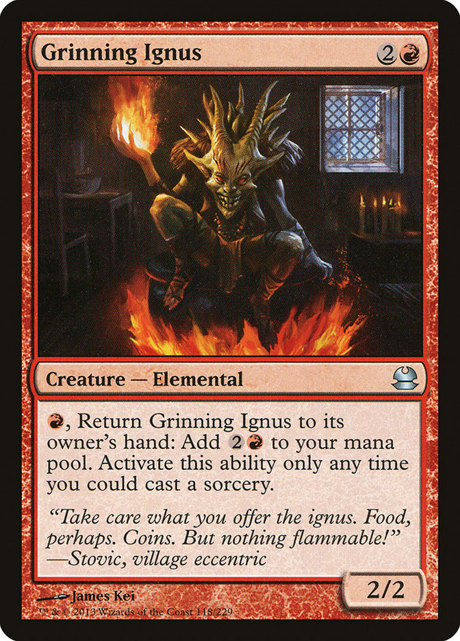 Grinning Ignus [Modern Masters] | Game Master's Emporium (The New GME)