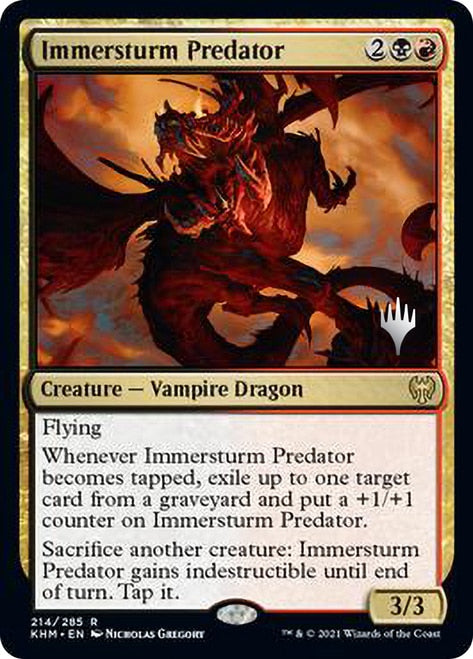 Immersturm Predator (Promo Pack) [Kaldheim Promos] | Game Master's Emporium (The New GME)