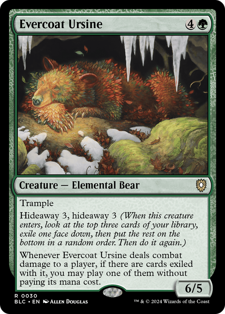 Evercoat Ursine [Bloomburrow Commander] | Game Master's Emporium (The New GME)