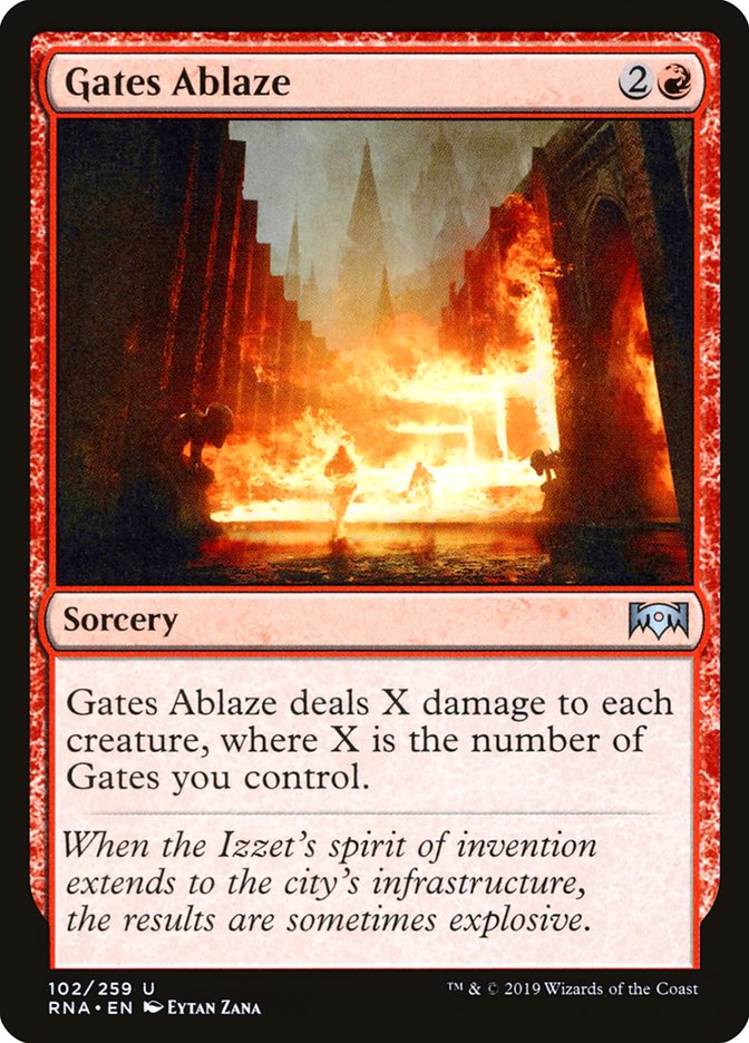 Gates Ablaze [Ravnica Allegiance] | Game Master's Emporium (The New GME)