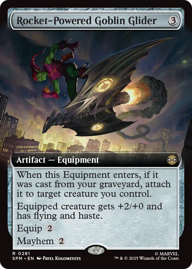 Rocket-Powered Goblin Glider (Extended Art) [Marvel's Spider-Man] | Game Master's Emporium (The New GME)