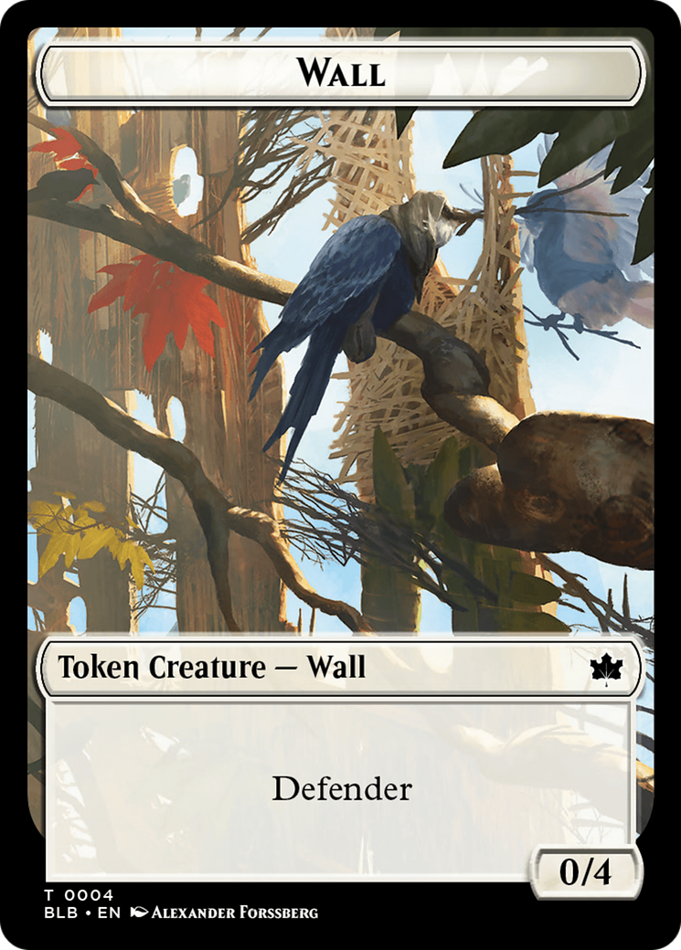 Wall Token [Bloomburrow Tokens] | Game Master's Emporium (The New GME)