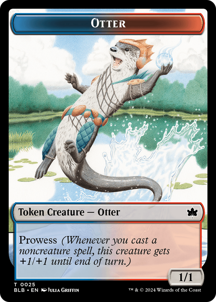 Otter // Copy Double-Sided Token [Bloomburrow Tokens] | Game Master's Emporium (The New GME)