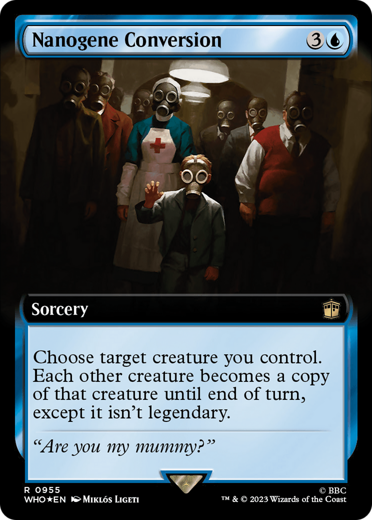 Nanogene Conversion (Extended Art) (Surge Foil) [Doctor Who] | Game Master's Emporium (The New GME)