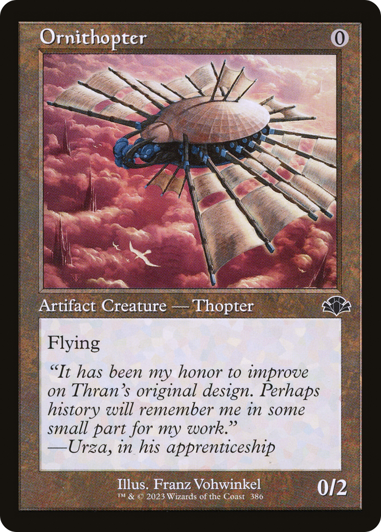 Ornithopter (Retro) [Dominaria Remastered] | Game Master's Emporium (The New GME)