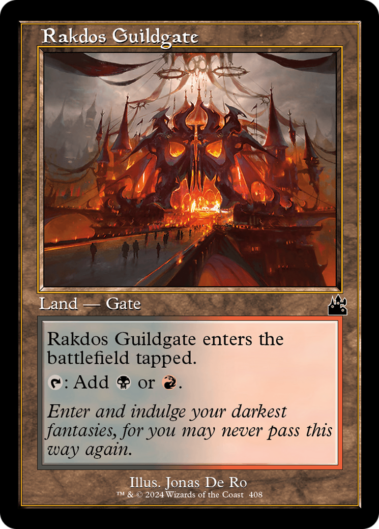 Rakdos Guildgate (Retro Frame) [Ravnica Remastered] | Game Master's Emporium (The New GME)