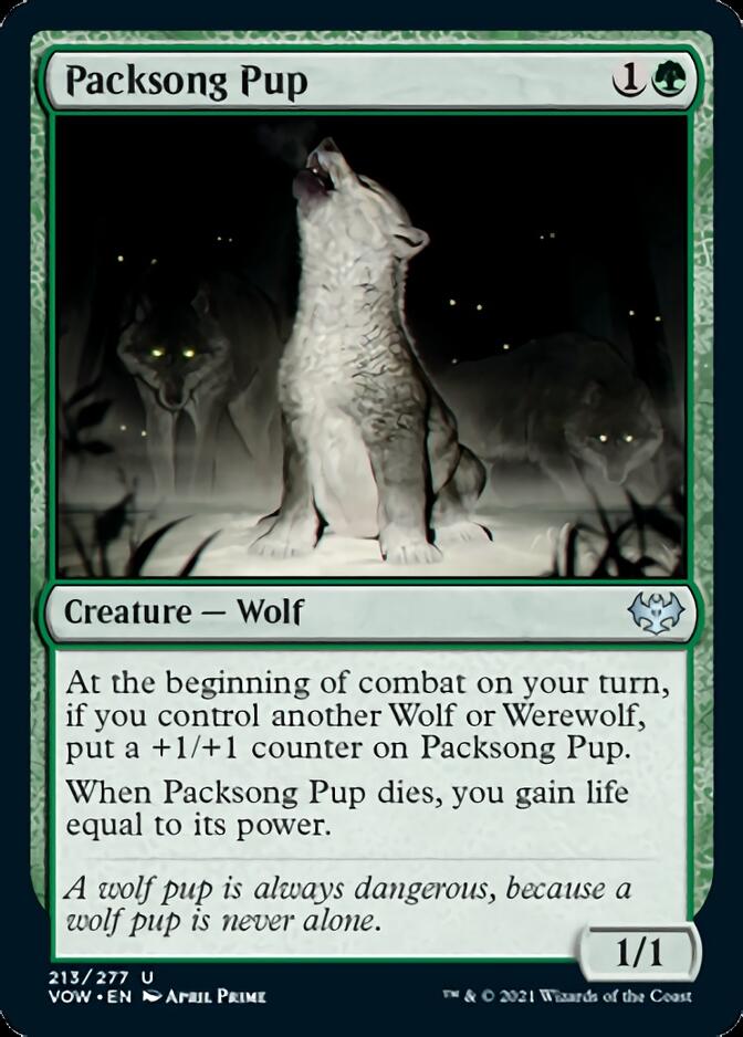 Packsong Pup [Innistrad: Crimson Vow] | Game Master's Emporium (The New GME)