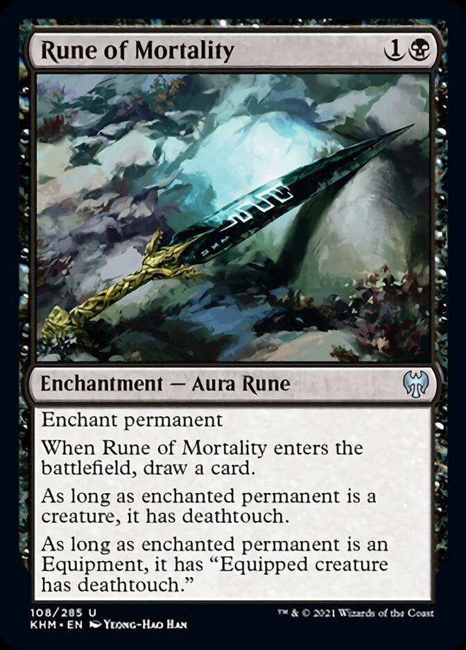 Rune of Mortality [Kaldheim] | Game Master's Emporium (The New GME)