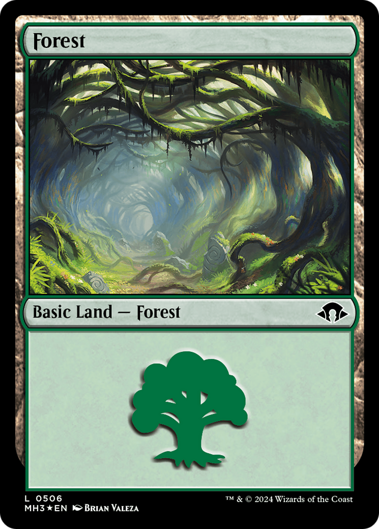 Forest (0506) (Ripple Foil) [Modern Horizons 3] | Game Master's Emporium (The New GME)