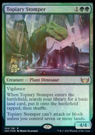 Topiary Stomper [Streets of New Capenna Prerelease Promos] | Game Master's Emporium (The New GME)
