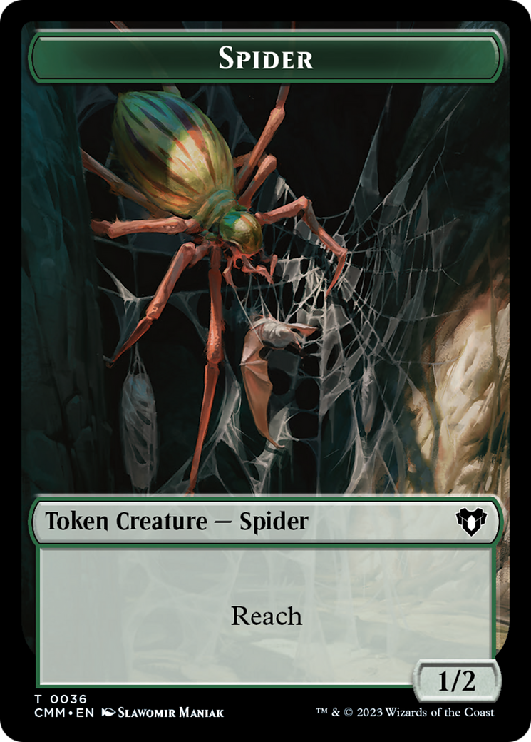 Spider Token [Commander Masters Tokens] | Game Master's Emporium (The New GME)