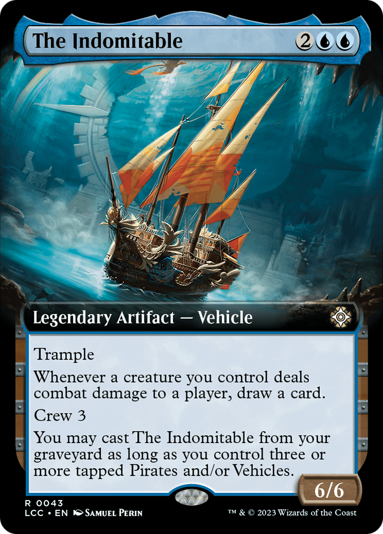 The Indomitable (Extended Art) [The Lost Caverns of Ixalan Commander] | Game Master's Emporium (The New GME)