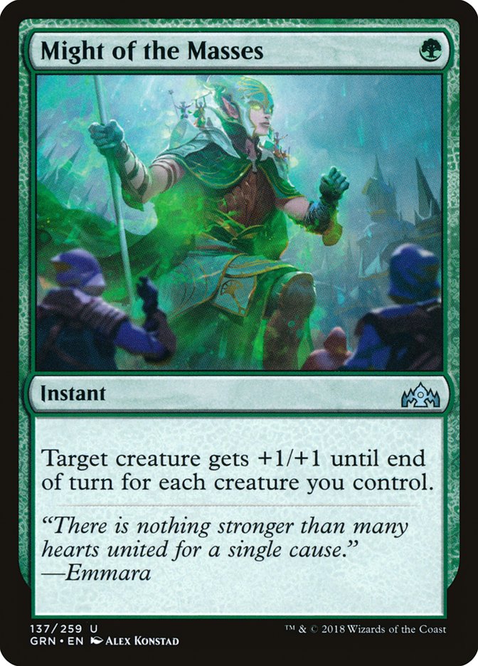 Might of the Masses [Guilds of Ravnica] | Game Master's Emporium (The New GME)