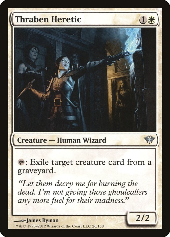 Thraben Heretic [Dark Ascension] | Game Master's Emporium (The New GME)