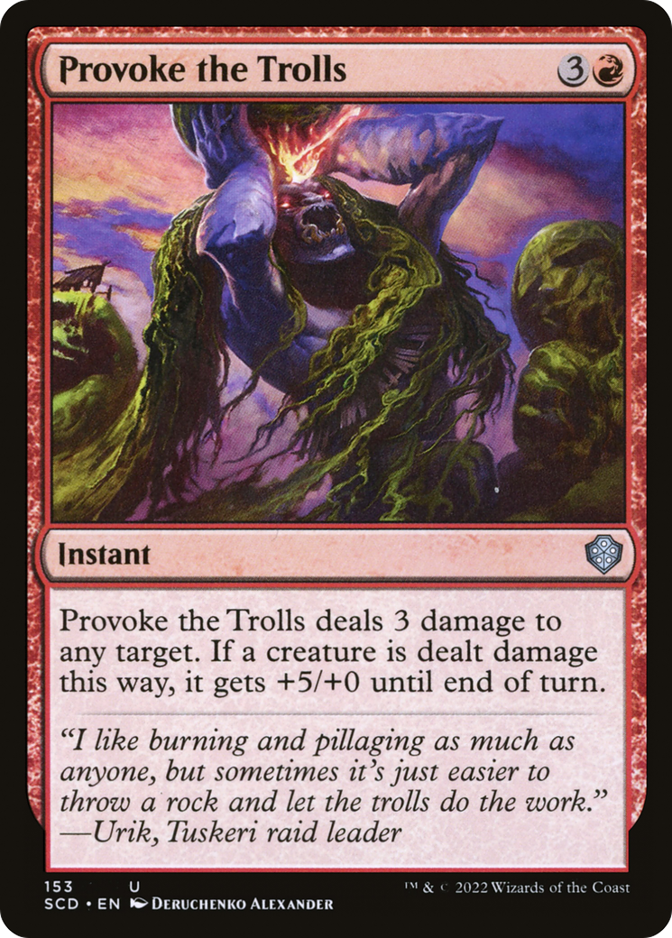 Provoke the Trolls [Starter Commander Decks] | Game Master's Emporium (The New GME)