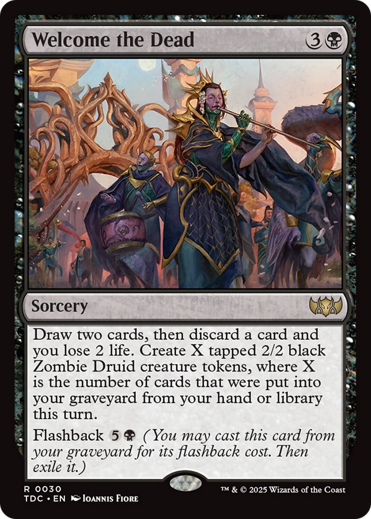 Welcome the Dead [Tarkir: Dragonstorm Commander] | Game Master's Emporium (The New GME)