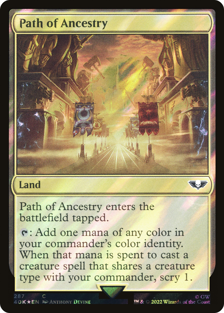 Path of Ancestry (Surge Foil) [Marvel Super Heroes Commander] | Game Master's Emporium (The New GME)