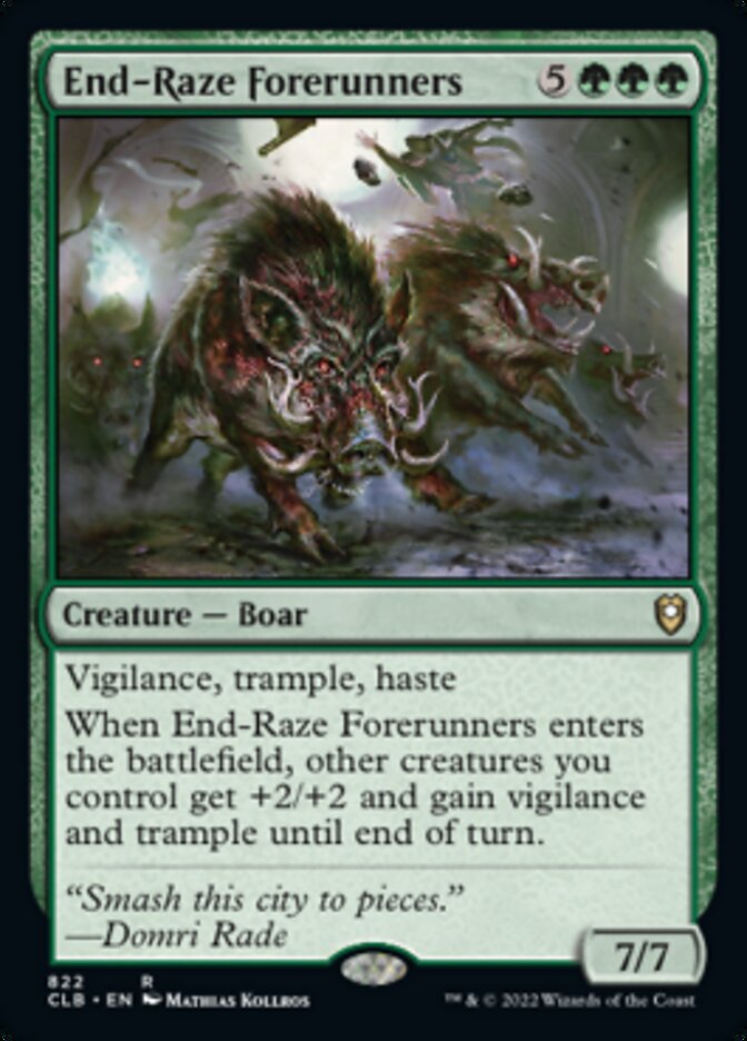 End-Raze Forerunners [Commander Legends: Battle for Baldur's Gate] | Game Master's Emporium (The New GME)