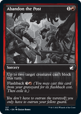 Abandon the Post [Innistrad: Double Feature] | Game Master's Emporium (The New GME)