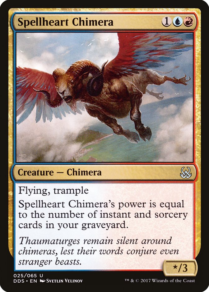Spellheart Chimera [Duel Decks: Mind vs. Might] | Game Master's Emporium (The New GME)