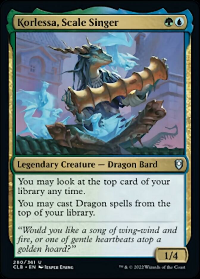 Korlessa, Scale Singer [Commander Legends: Battle for Baldur's Gate] | Game Master's Emporium (The New GME)