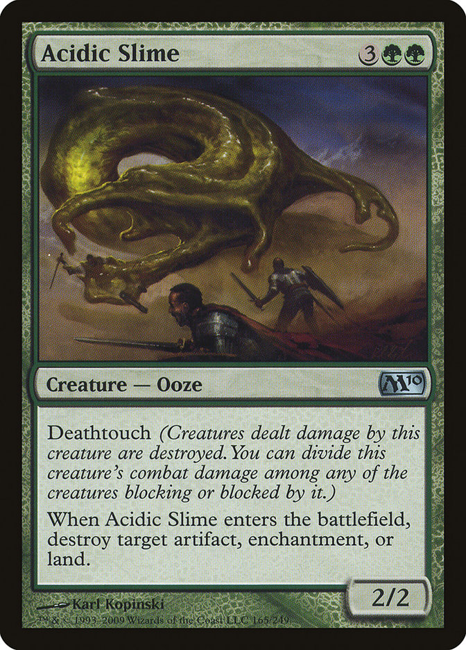 Acidic Slime [Magic 2010] | Game Master's Emporium (The New GME)
