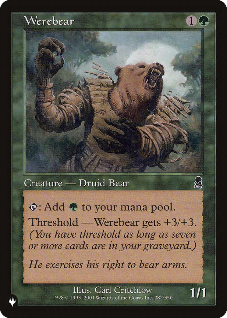 Werebear [The List] | Game Master's Emporium (The New GME)