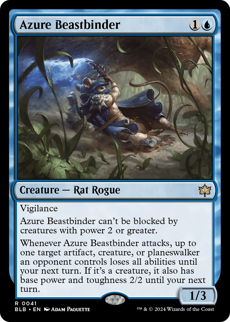 Azure Beastbinder [Bloomburrow] | Game Master's Emporium (The New GME)