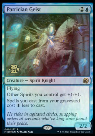 Patrician Geist [Innistrad: Midnight Hunt Prerelease Promos] | Game Master's Emporium (The New GME)
