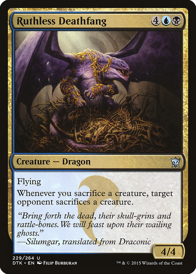 Ruthless Deathfang [Dragons of Tarkir] | Game Master's Emporium (The New GME)