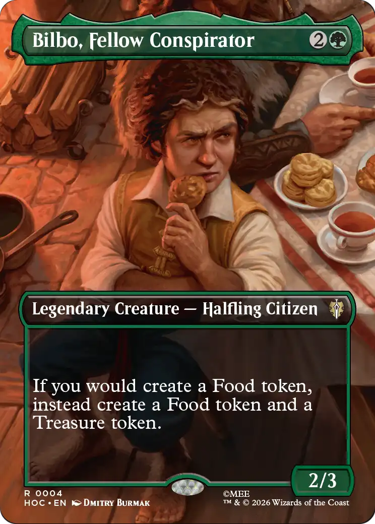 Bilbo, Fellow Conspirator (Borderless) [The Hobbit: Eternal-Legal] | Game Master's Emporium (The New GME)