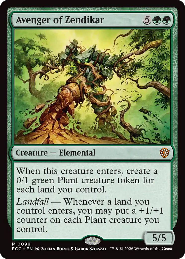 Avenger of Zendikar [Lorwyn Eclipsed Commander] | Game Master's Emporium (The New GME)