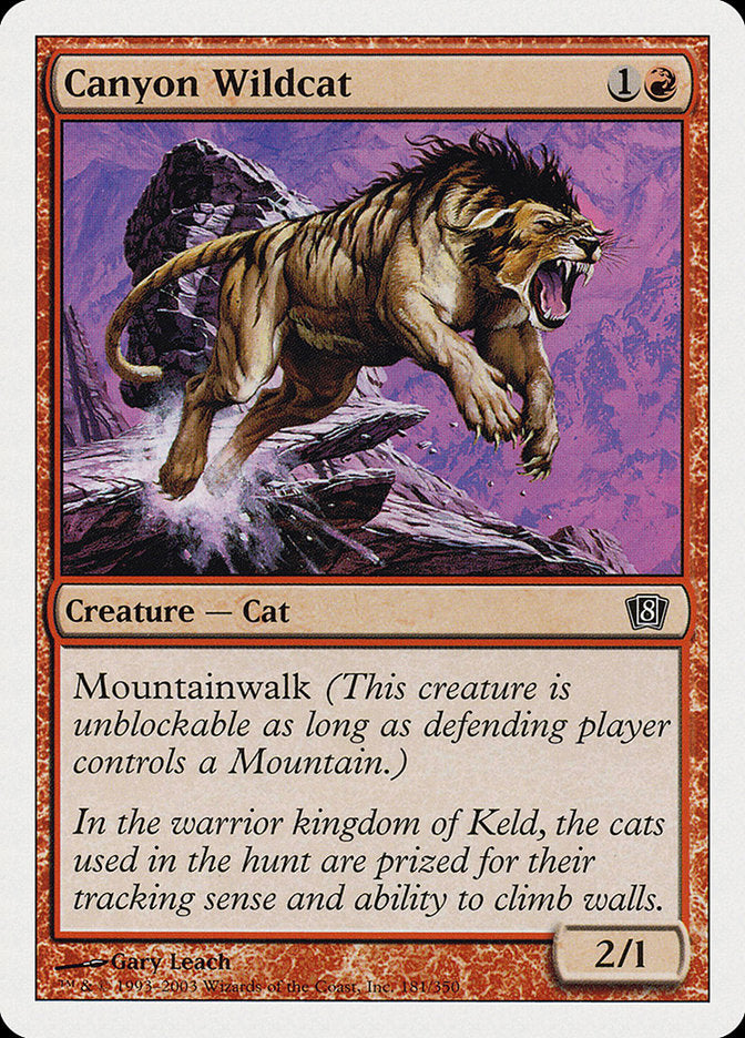 Canyon Wildcat [Eighth Edition] | Game Master's Emporium (The New GME)