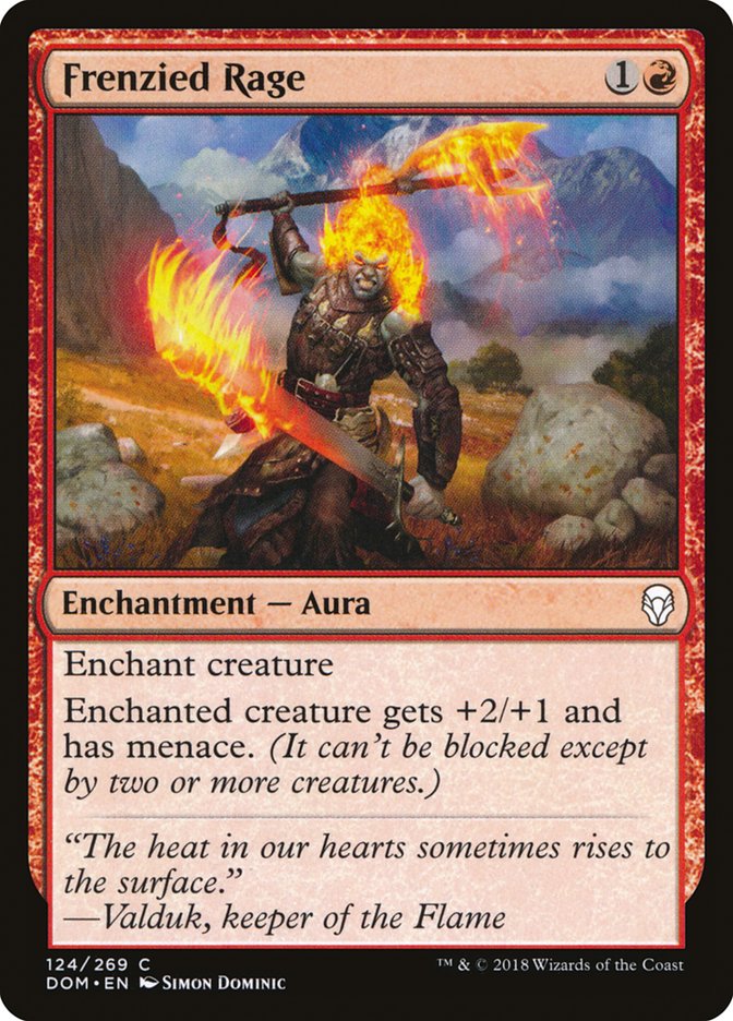 Frenzied Rage [Dominaria] | Game Master's Emporium (The New GME)