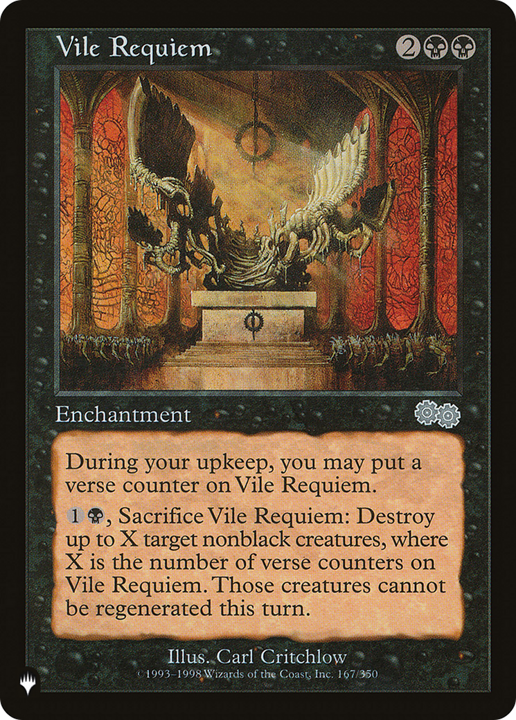 Vile Requiem (USG) [The List] | Game Master's Emporium (The New GME)