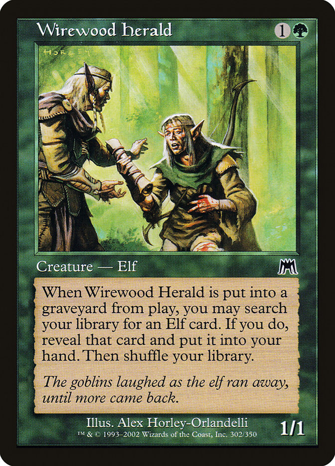 Wirewood Herald [Onslaught] | Game Master's Emporium (The New GME)