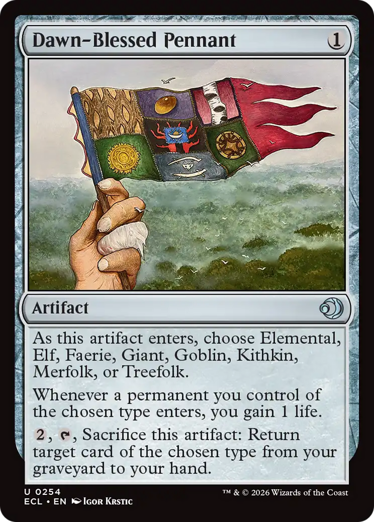 Dawn-Blessed Pennant [Lorwyn Eclipsed] | Game Master's Emporium (The New GME)